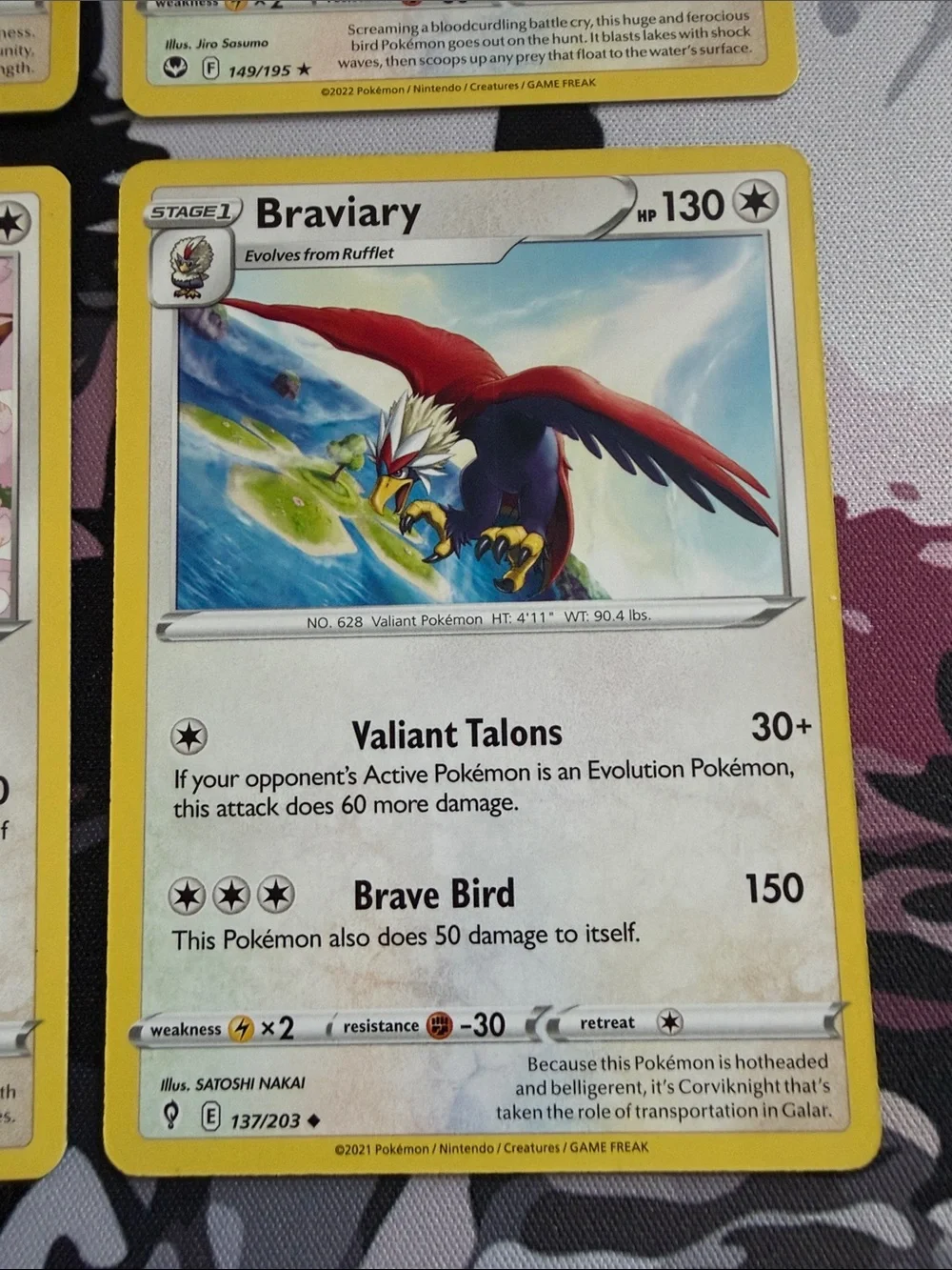 Rufflet, Braviary & Hisuian Braviary Evolution Lot | Evolving Skies | ✨5/$25✨